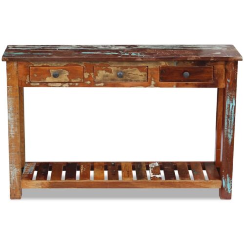 Console Table Solid Reclaimed Wood 120x30x76cm - Image 6