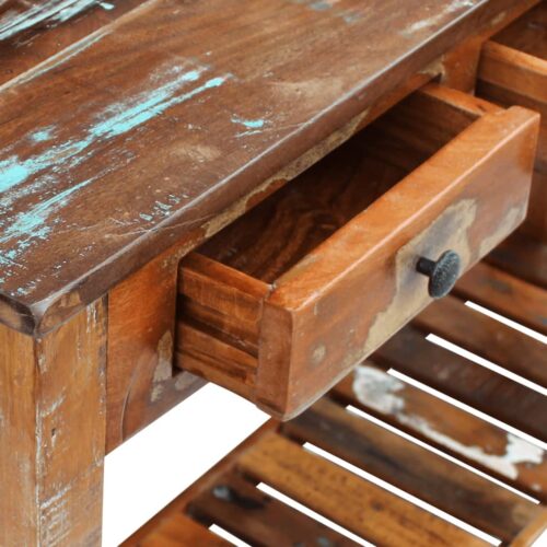 Console Table Solid Reclaimed Wood 120x30x76cm - Image 7