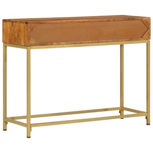 Console Table 100x35x76cm Solid Wood Acacia - Image 4