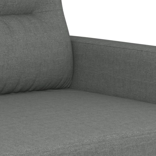 2-Seater Sofa Dark Grey 120cm Fabric - Image 6