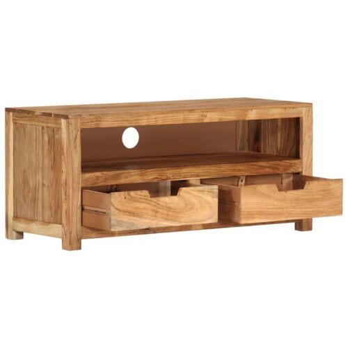 TV Cabinet 88x35x40cm Solid Wood Acacia - Image 3