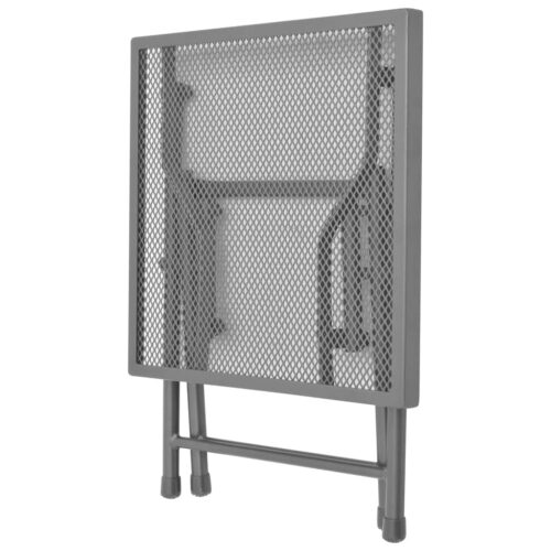 Sun Loungers 2pcs with Table Steel Anthracite - Image 8
