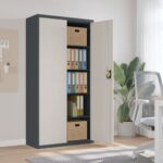 Steel File Cabinet Study Office School Storage Shelf Filing Cupboard White