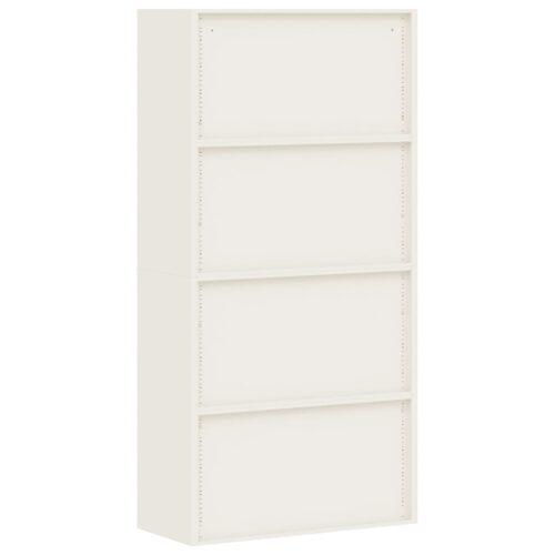 Steel File Cabinet Study Office School Storage Shelf Filing Cupboard White - Image 6