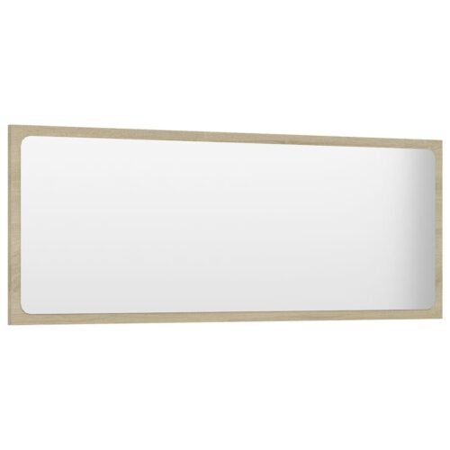 Bathroom Furniture Set White Sonoma Oak Engineered Wood - Image 7