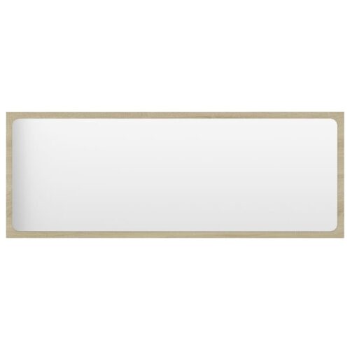 Bathroom Furniture Set White Sonoma Oak Engineered Wood - Image 8