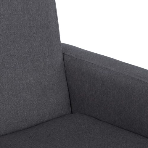 Rocking Chair Dark Grey Fabric - Image 6
