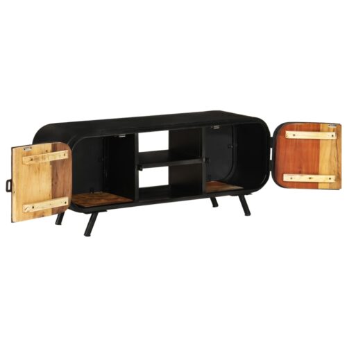 TV Cabinet 110x30x45cm Solid Reclaimed Wood - Image 4