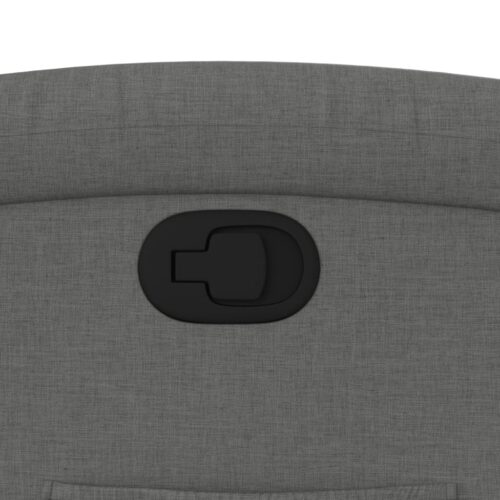 Recliner Chair Dark Grey Fabric - Image 9