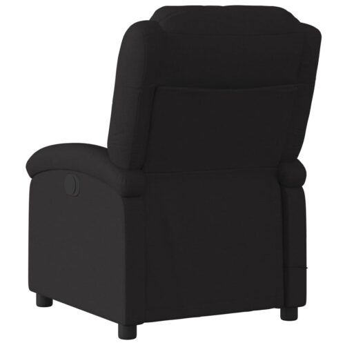 Massage Recliner Chair Black Fabric - Image 6
