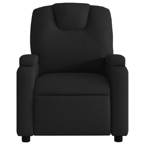 Electric Massage Recliner Chair Black Fabric - Image 8