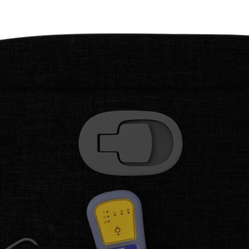 Massage Recliner Chair Black Fabric - Image 10