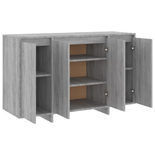 Sideboard Grey Sonoma 120x41x75cm Engineered Wood - Image 7