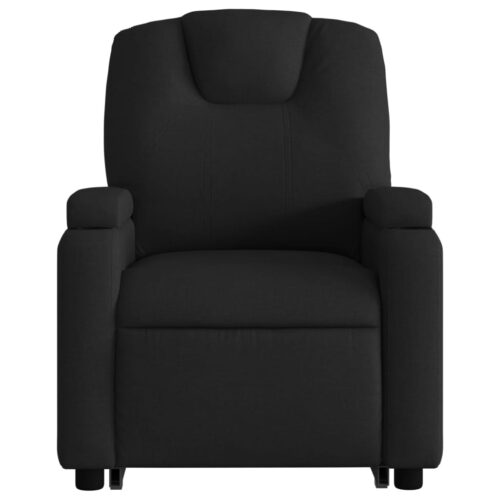 Stand up Massage Recliner Chair Black Fabric - Image 8
