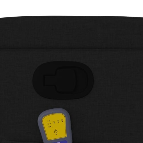 Stand up Massage Recliner Chair Black Fabric - Image 11