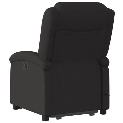 Stand up Massage Recliner Chair Black Fabric - Image 4