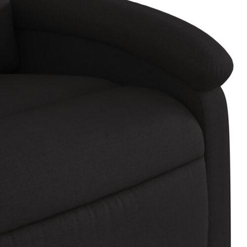 Stand up Massage Recliner Chair Black Fabric - Image 10