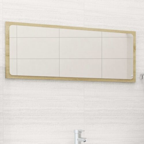 Bathroom Furniture Set White Sonoma Oak Engineered Wood - Image 6