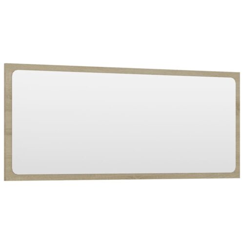 Bathroom Furniture Set White Sonoma Oak Engineered Wood - Image 7