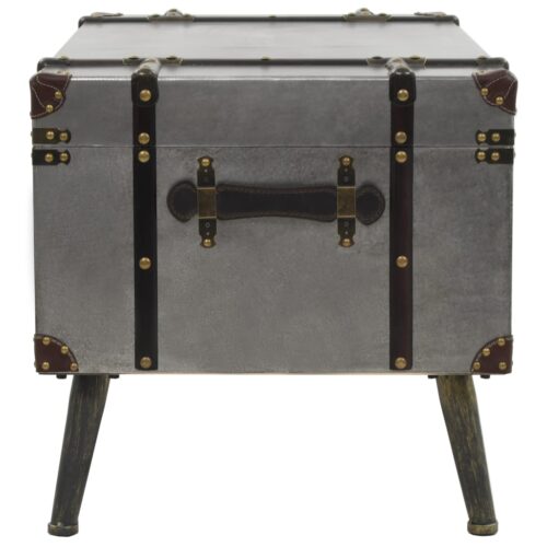 Coffee Table MDF Aluminium 102x51x47.5cm - Image 3