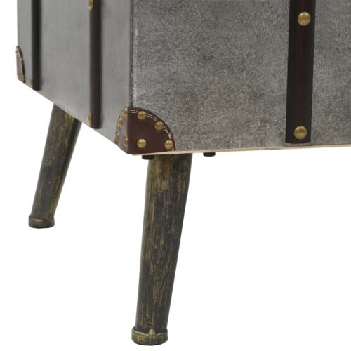 Coffee Table MDF Aluminium 102x51x47.5cm - Image 5