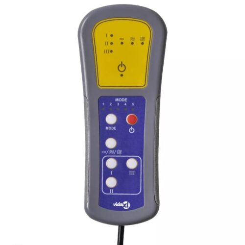 Massage Chair Light Grey Fabric - Image 9