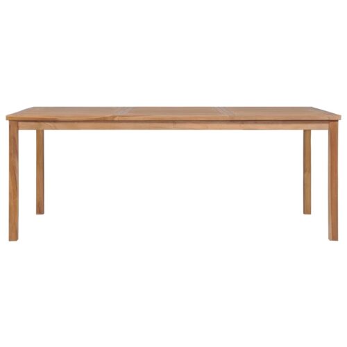 Garden Table 200x100x77cm Solid Teak Wood - Image 2