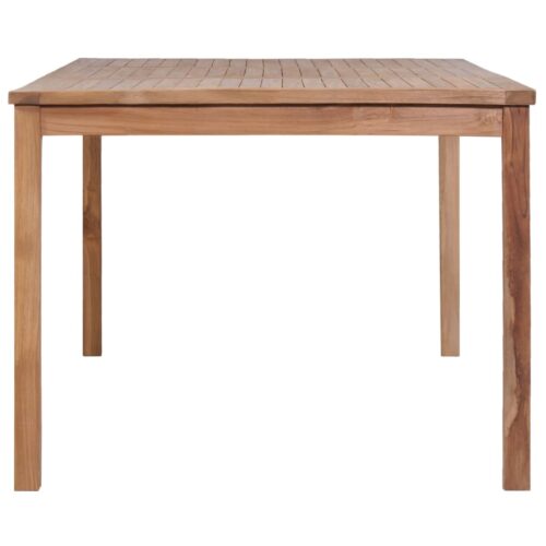 Garden Table 200x100x77cm Solid Teak Wood - Image 3