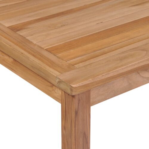 Garden Table 200x100x77cm Solid Teak Wood - Image 4