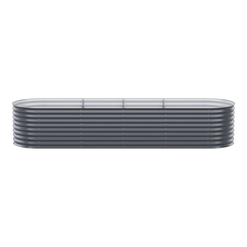 Green Fingers Garden Bed 320X80X56cm Oval Planter Box - Image 3