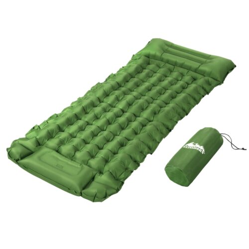 Weisshorn Self Inflating Mattress Camping Sleeping Mat Air Bed Pad Single Pillow - Image 2