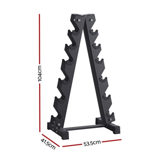 Everfit Dumbbells Rack 6 Tier Dumbbell Stand Home Gym Storage 200kg Capacity - Image 3