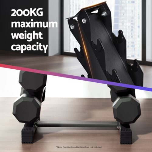 Everfit Dumbbells Rack 6 Tier Dumbbell Stand Home Gym Storage 200kg Capacity - Image 6