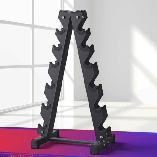 Everfit Dumbbells Rack 6 Tier Dumbbell Stand Home Gym Storage 200kg Capacity - Image 8