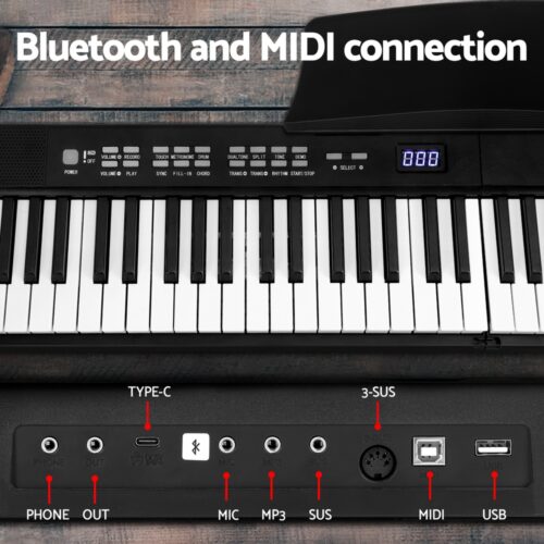 Alpha 88 Keys Foldable Electronic Piano Keyboard Digital Electric w/ Carry Bag - Image 5