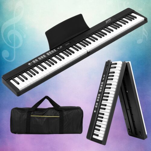 Alpha 88 Keys Foldable Electronic Piano Keyboard Digital Electric w/ Carry Bag - Image 8