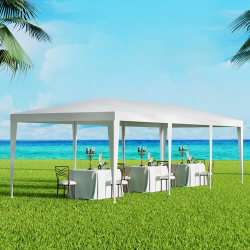 Instahut Gazebo 3x9 Wedding Party Marquee Tent Outdoor Event Camping Shade White - Image 7