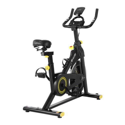Everfit Spin Bike Exercise Bike Cardio Gym Bluetooth APP Connectable - Image 3