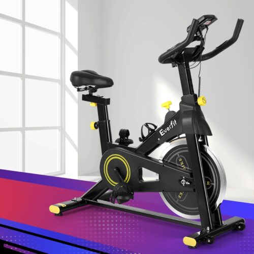 Everfit Spin Bike Exercise Bike Cardio Gym Bluetooth APP Connectable - Image 7