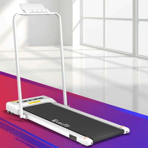 Everfit Treadmill Electric Walking Pad Under Desk Home Gym Fitness 380mm White - Image 5
