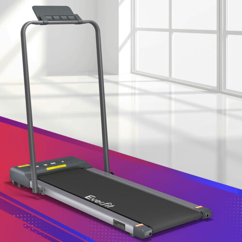 Everfit Treadmill Electric Walking Pad Under Desk Home Gym Fitness 380mm Grey - Image 5