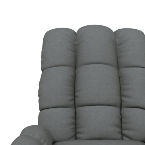 Massage Chair Dark Grey Fabric - Image 8