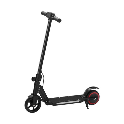 Electric Scooter 130W 16KM/H LED Light Folding Portable Riding Commuter Black - Image 3