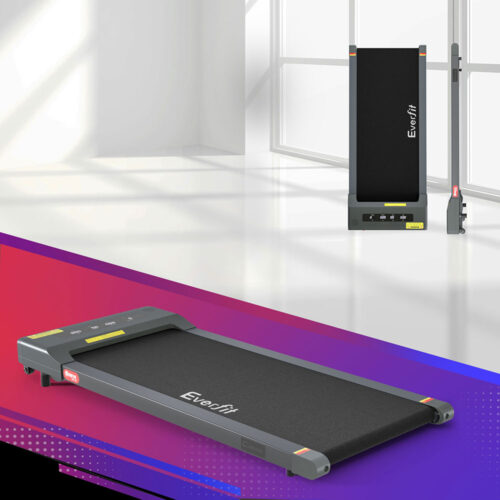 Everfit Treadmill Electric Walking Pad Under Desk Home Gym Fitness 400mm Grey - Image 7