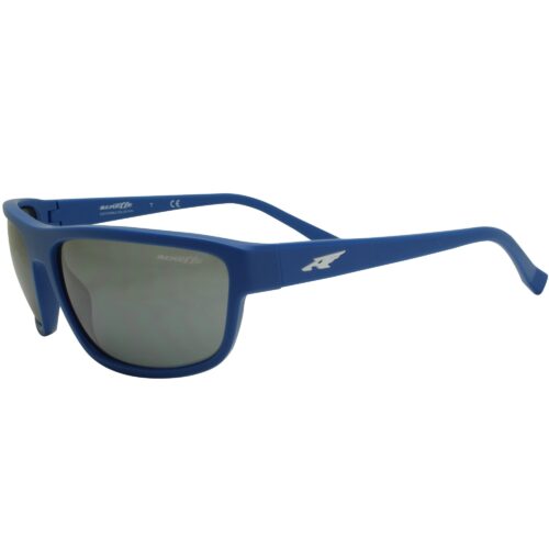 Arnette AN 4259 26236G Borrow Matte Blue Grey Silver Mirror Lens Mens Sunglasses
