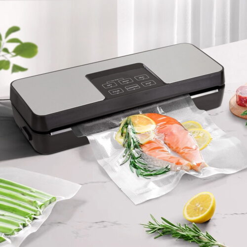 Devanti Food Vacuum Sealer Machine Fresh Storage Auto Seal Slide Cutter 5 Modes - Image 4