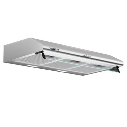 Devanti 900mm Range Hood 90cm Rangehood Stainless Steel - Image 3