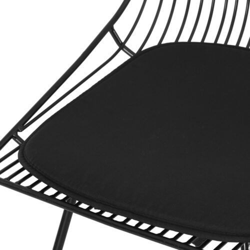 Gardeon 2PC Outdoor Dining Chairs Steel Lounge Chair Patio Garden Furniture - Image 5