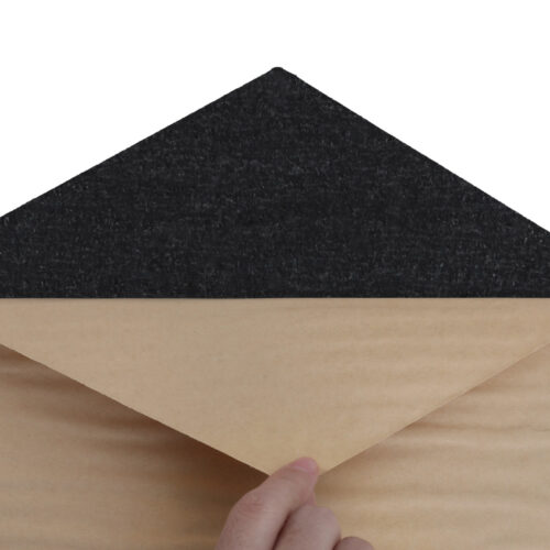 Alpha Acoustic Foam 12pcs 35x30x0.9cm Soundproof Absorption Panel Adhesive Black - Image 3