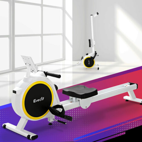 Everfit Rowing Machine 16 Levels Magnetic Rower Home Gym Cardio Workout - Image 7